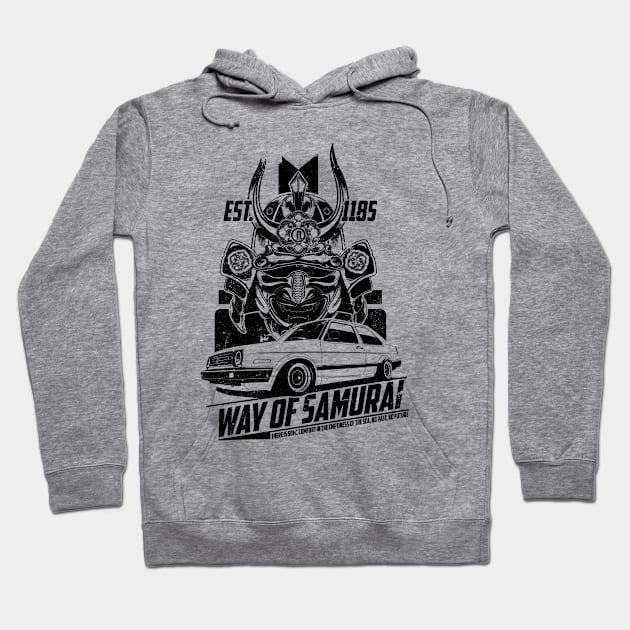 WAY OF SAMURAI (BLACK) Hoodie by GhiniPig